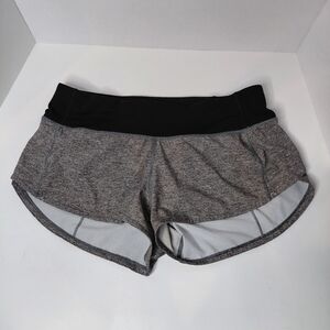 Lululemon Athletica Heathered Black and Gray Shorts